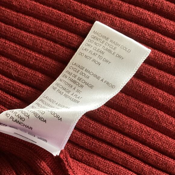 Good American Angeles Rib Mock Halter Midi Sweater Dress NWT 7/8 4x - Picture 11 of 12